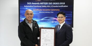 ARTERY Technology Achieves ISO 26262 Automotive Functional Safety ASIL D Certification