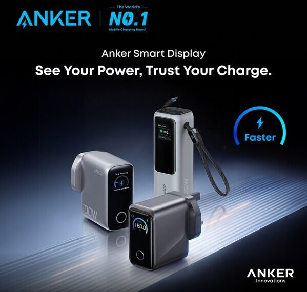 Anker Unveils Game-Changing Smart Display Charging Lineup in Malaysia, Cementing Its Status as the World’s No.1 Charging Brand