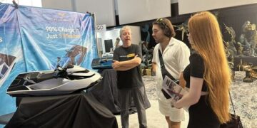 TEWAMOTO Unveils HydraX Electric Personal Watercraft Concept at the Miami International Boat Show