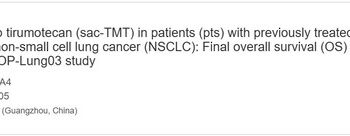 Kelun-Biotech to Present the Final OS Analysis of Sacituzumab Tirumotecan (Sac-TMT) from the OptiTROP-Lung03 Study