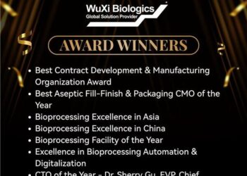 WuXi Biologics Wins Multiple Asia-Pacific Biopharma Excellence Awards for Leadership in Bioprocessing, Manufacturing Excellence, and Digital Innovation