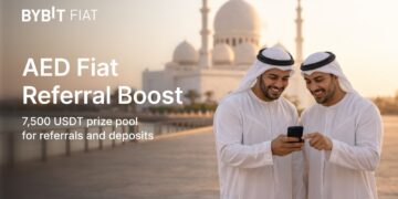 Bybit Launches AED Fiat Referral Boost Campaign with 7,500 USDT Prize Pool
