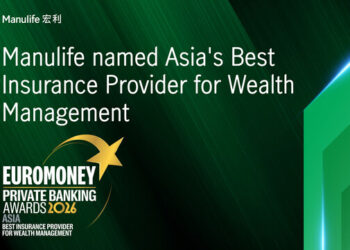 Manulife Named “Asia’s Best Insurance Provider for Wealth Management” by Euromoney