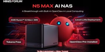 MINISFORUM’s N5 MAX Marks a Breakthrough in NAS Industry with Built-in OpenClaw in Local Computing