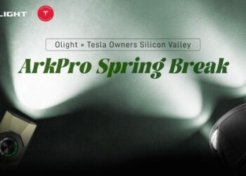 Olight and Tesla Owners of Silicon Valley Spotlight the ArkPro for Spring Break Travel Safety