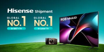 Hisense Leads Global TV Shipments in 2025 Across 100-Inch+ and Laser TVs