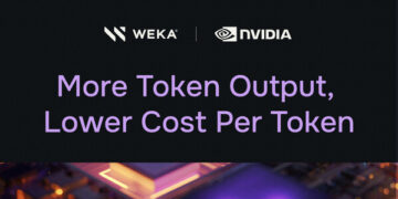 WEKA Maximizes Token Output With Lower Cost Per Token on NVIDIA BlueField-4 STX