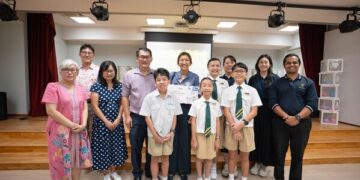 Sengkang Green Primary School and SingPost Launches Young Philatelists School Programme As CCA