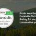 Ricoh awarded EcoVadis Platinum Rating for sustainability performance for second consecutive year