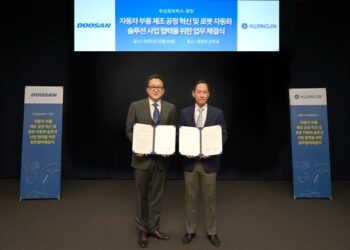 Doosan Robotics to Supply Large-Scale Manufacturing Robot Solutions to Kwangjin Group
