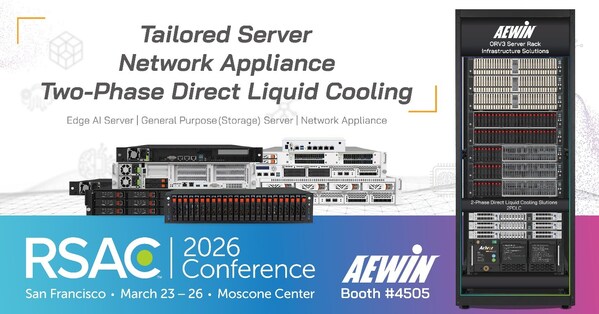 AEWIN Unveils AI Infrastructure at 2026 RSA Conference
