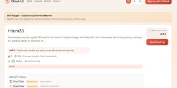 Hitem3D Becomes Callable via OpenClaw Skills, Enabling Structured Image-to-3D Generation
