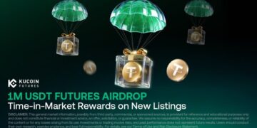 KuCoin Introduces 1M USDT Futures Airdrop, Rewarding Time-in-Market on New Listings to Strengthen Listing Ecosystems