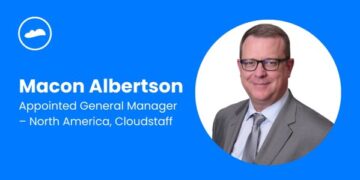 Cloudstaff Strengthens North American Leadership with Appointment of Macon Albertson as General Manager