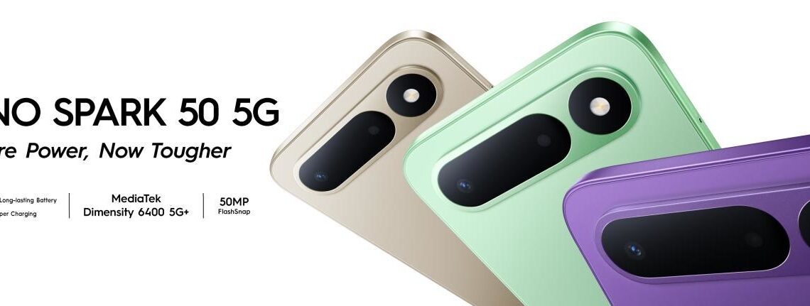 TECNO Debuts SPARK 50 Series with Two Powerful Models: Next-Level AI Goes Mainstream Alongside a 5G Pioneer and a 7000mAh Endurance King