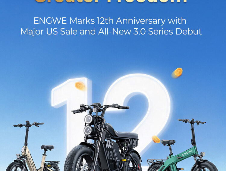 ENGWE Marks 12th Anniversary with Major US Sale and All-New 3.0 Series Debut