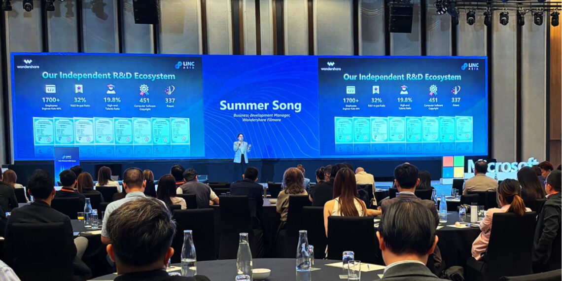 Wondershare Brings Filmora to Microsoft’s Asia Channel LINC Event to Showcase Offline AI-Powered Creative Workflows