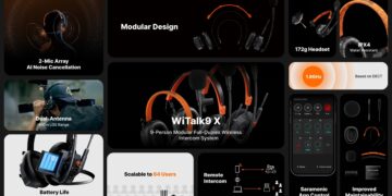 Saramonic WiTalk9 X: Modular-Designed, Lightweight Wireless Intercom System Redefines Team Communication