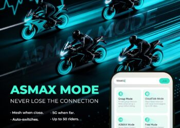 ASMAX Mode Makes Global Debut, Redefining the Future of Group Ride Communication