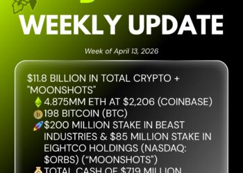 Bitmine Immersion Technologies (BMNR) Announces ETH Holdings Reach 4.875 Million Tokens, and Total Crypto and Total Cash Holdings of $11.8 Billion