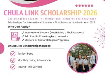 Chula Launches 2026 “Chula LINK Scholarship” for International Graduate Students