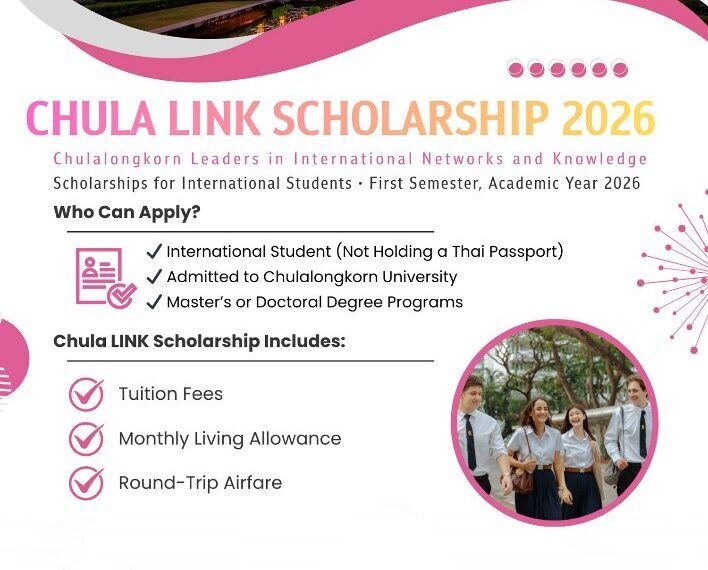 Chula Launches 2026 “Chula LINK Scholarship” for International Graduate Students