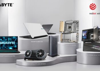 GIGABYTE Wins Red Dot Design Award Across Its AI Product Lineup