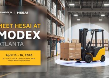 Hesai Powers Safety-Certified AI Autonomy for Smart Logistics with 3D Lidar at MODEX 2026