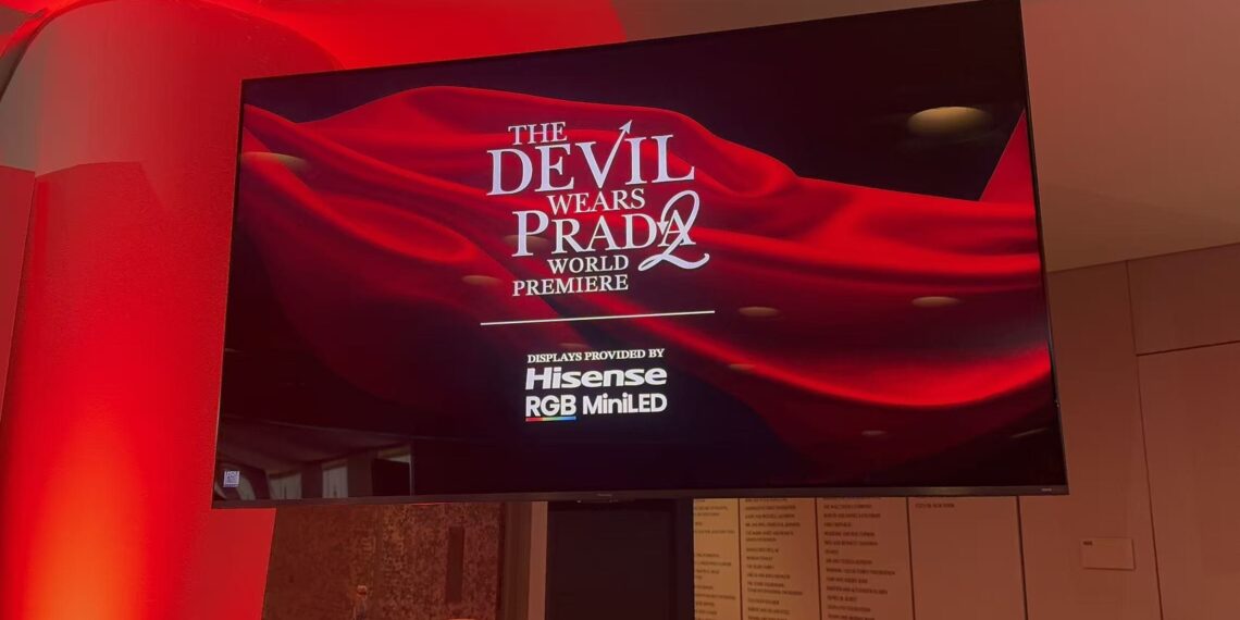 Hisense Elevates Fashion and Culture with Iconic Campaign in Celebration of The Devil Wears Prada 2 in Theaters May 1