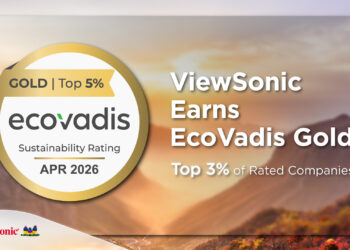 ViewSonic Earns EcoVadis Gold, Ranks in Top 3% Globally for Sustainability
