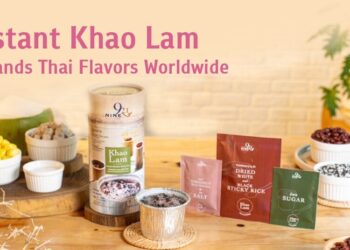 Instant Khao Lam (Glutinous Rice in Bamboo Cylinders), a local souvenir that can now be enjoyed internationally
