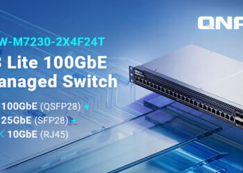 QNAP Launches QSW-M7230-2X4F24T L3 Lite 100GbE Managed Switch, Featuring MC-LAG and AVoIP