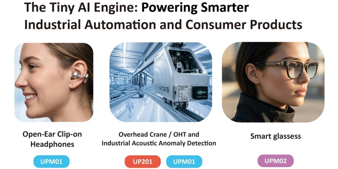 Upbeat Technology to Showcase World’s Smallest AI-Powered MEMS Vibration Sensors at Sensors Converge 2026