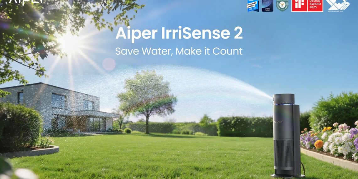 Save Water, Make it Count: Aiper Introduces Global Water-Saving Initiative Powered by IrriSense 2