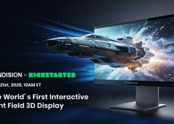 Zondision Unveils ZIMO1, Unique 27-inch Interactive Light Field 3D Display, Launching on Kickstarter April 21