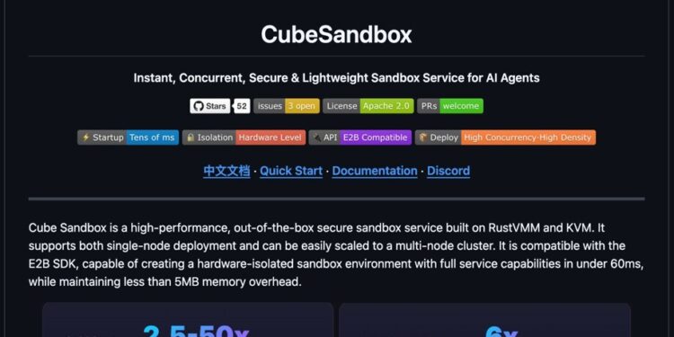 Tencent Cloud Cube Sandbox Goes Fully Open-Source, with Five Major Breakthroughs Enabling Large-Scale Agent Deployment