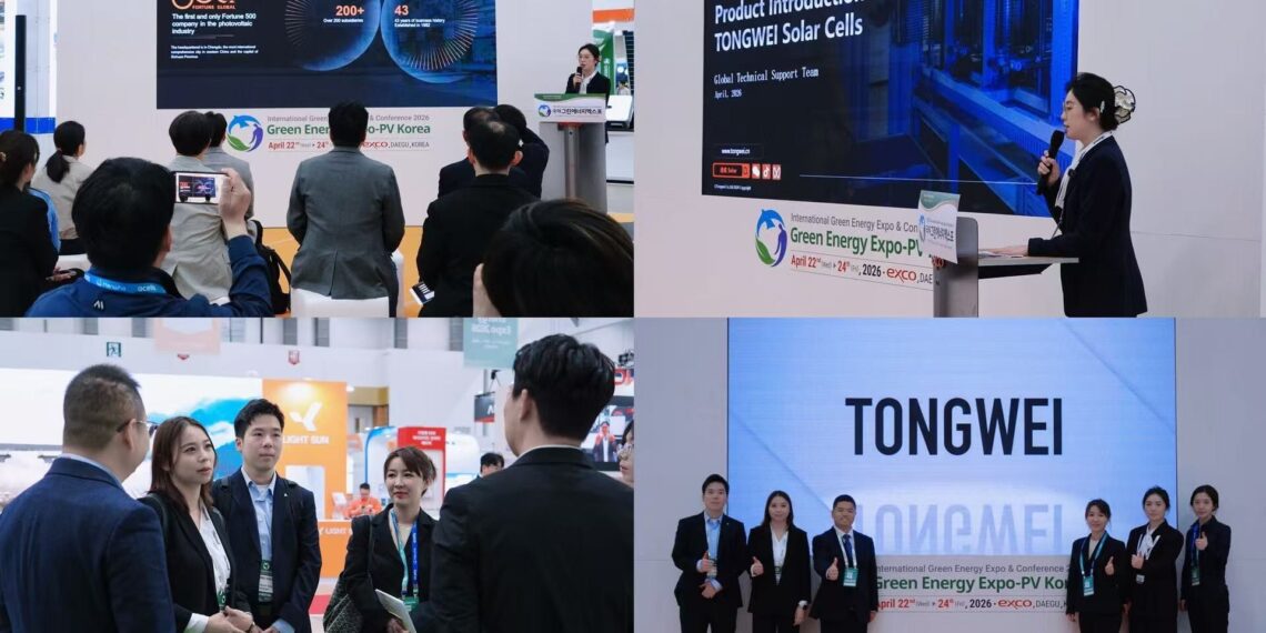 Tongwei Solar Highlights Advanced Cell Technologies and TNC Product Value at Green Energy Expo 2026 in Korea
