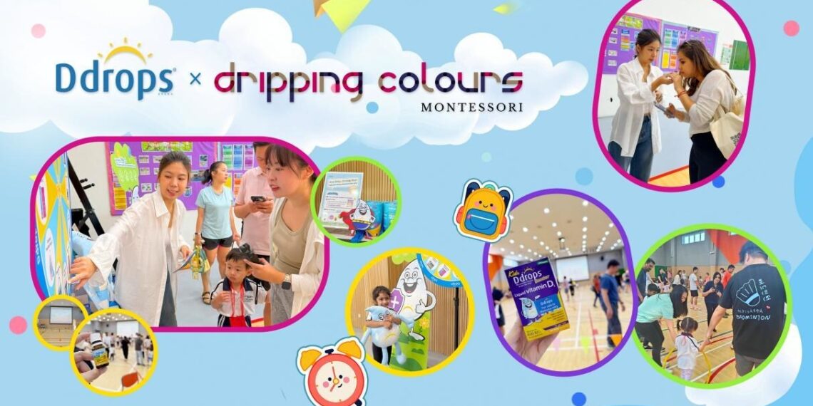 Ddrops® Supports Children’s Healthy Growth at Dripping Colours Montessori Sports Day — Every Step Toward a Healthier Future