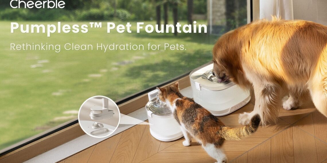 Cheerble Expands Its Pumpless Pet Fountain Lineup with the Launch of Elfin D1 Pro for Dogs