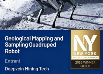 Deepvein Mining Tech Wins NY Product Design Gold for Exploration Robotics