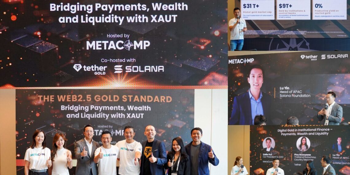 MetaComp Group Completes Tether Gold (XAUT) Proof-of-Concept and Launches Commercial Tokenised Gold Capabilities for Institutional Clients