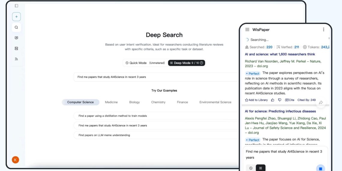 WisPaper Enables Parallel Scientific Exploration, Moving Research Beyond Sequential Workflows