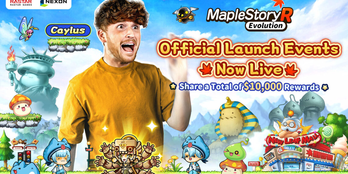 MapleStory R- Evolution Officially Launches in the Americas and Europe! Bugcat Capoo Collaboration, $20,000 Reward Events, and Official Theme Song MV Revealed
