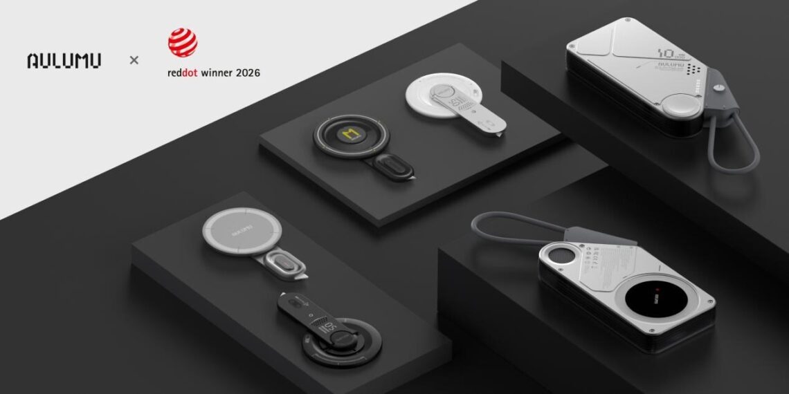 AULUMU Wins Red Dot Design Award 2026 with M10 Power Bank and G05 Air 5-in-1 MagSafe Stand