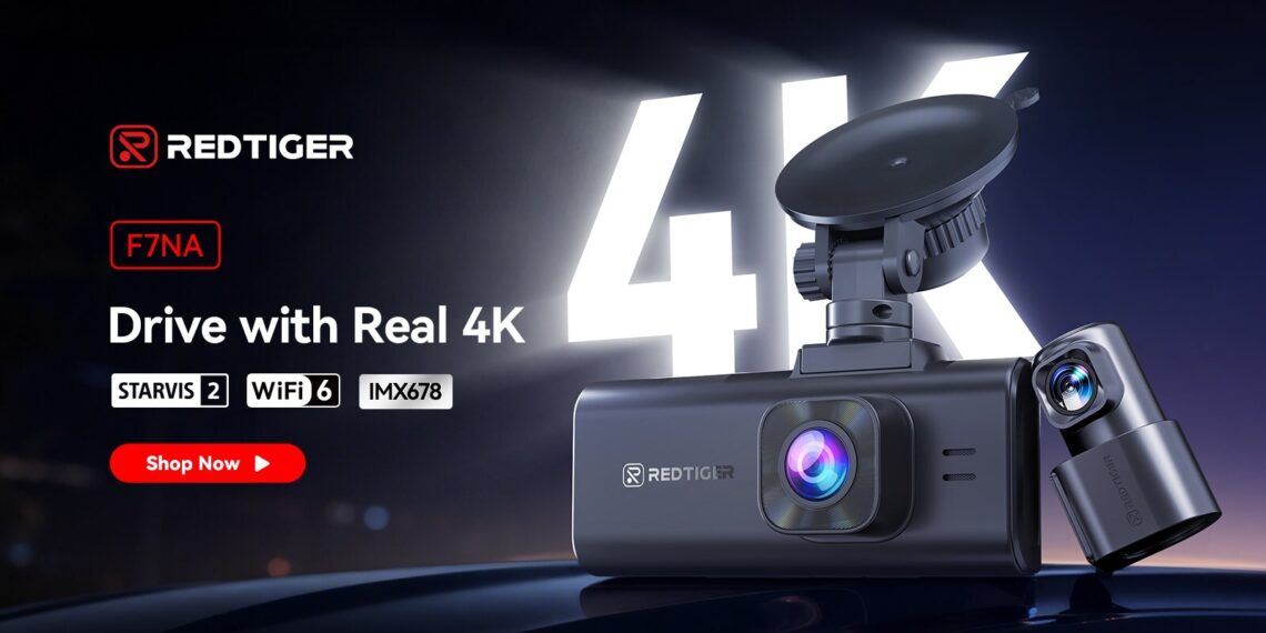 Redtiger Launches F7NA 4K Dash Cam, Elevating Bestselling F7N Series