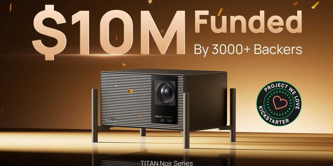 XGIMI TITAN Noir Series Surpasses $10 Million in Kickstarter Funding Following Strong Global Launch