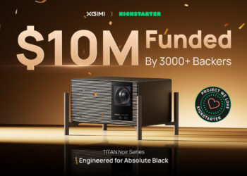 XGIMI TITAN Noir Series Surpasses $10 Million in Kickstarter Funding Following Strong Global Launch