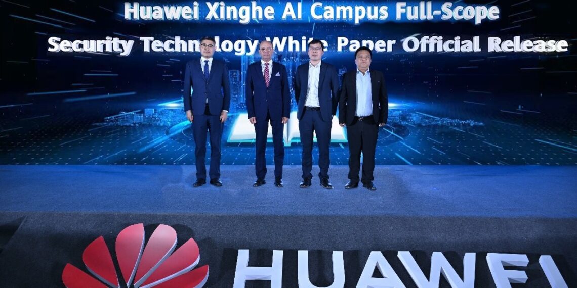 HNS 2026 | Huawei and Industry Organizations Launch Xinghe AI Full-Scope Security Campus Technical White Paper