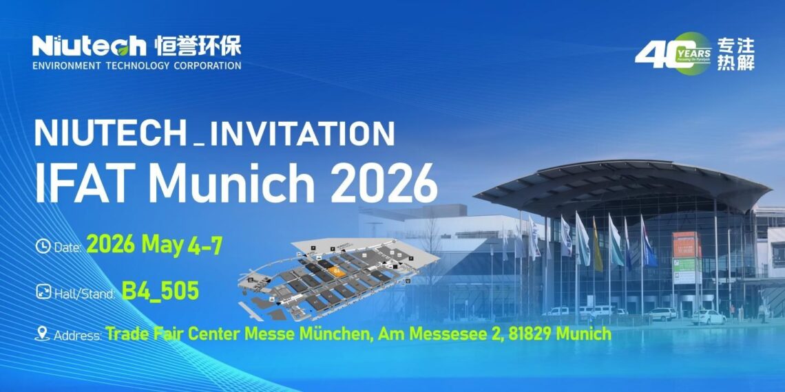 Niutech to Present Intelligent Continuous Pyrolysis Technology for European Circular Economy Closed-Loop at IFAT Munich 2026