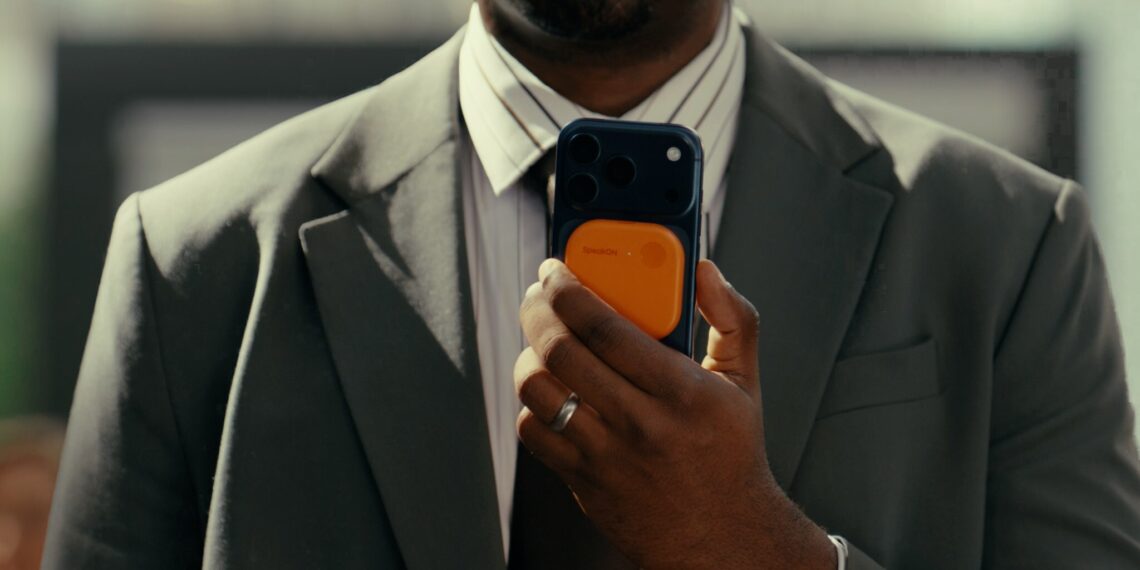 SpeakON Launches the First MagSafe AI Button Built to Replace Phone Typing